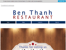 Tablet Screenshot of benthanhlondon.com